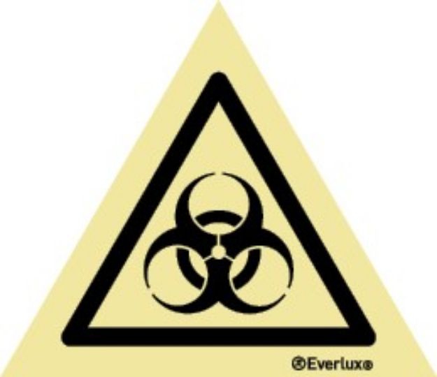 Warning biological hazard sign